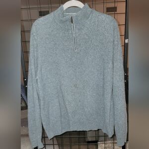 Bloomingdale's Men's Cashmere Zip-Up Sweater in Gray Size XL